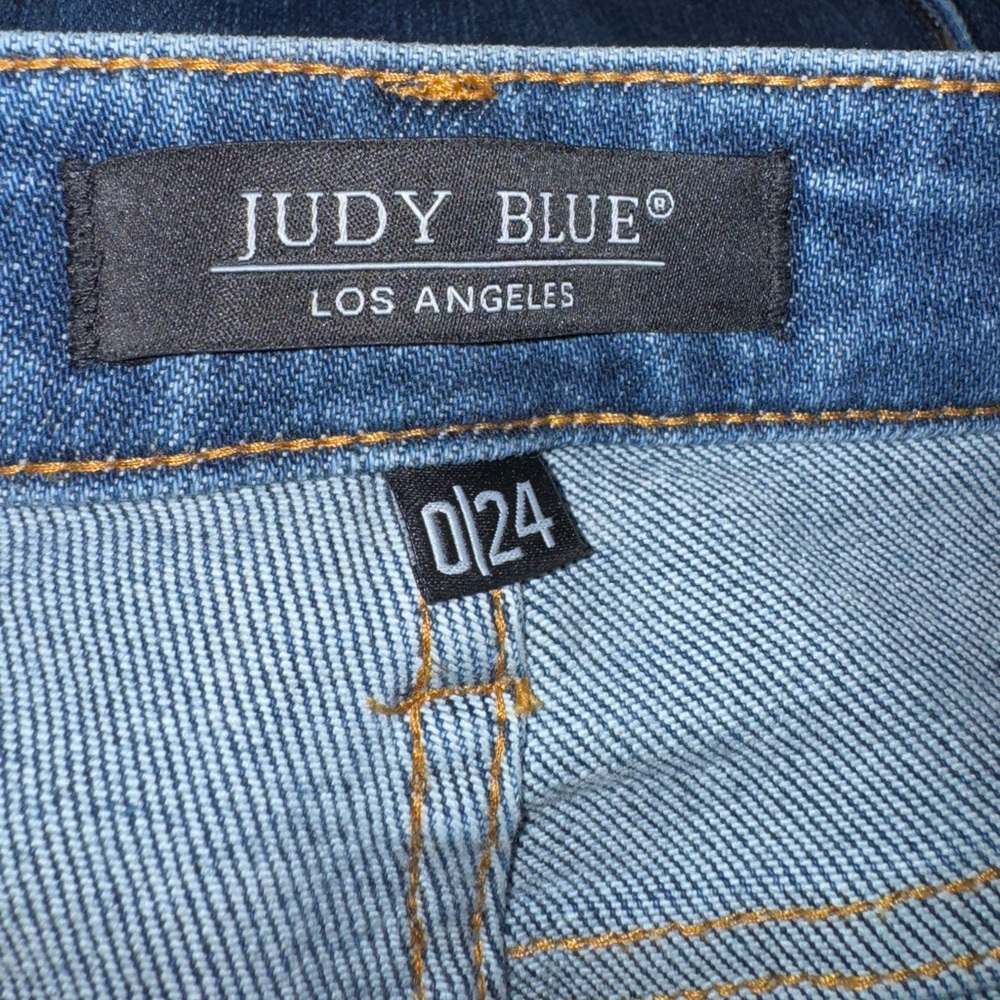 Judy Blue High Rise Blue Jeans Skinny Fit. Size 0/24 - Picture 3 of 5